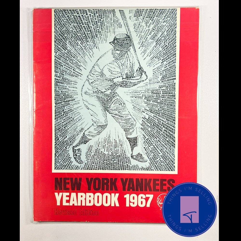 🔥1967 New York Yankees Baseball Yearbook 🔥